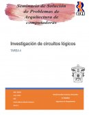 Investigación de circuitos lógicos