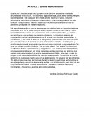 Articulo declaracion universal de los DDHH