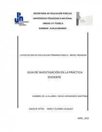 PROBLEMÁTICA DE LA PRACTICA DOCENTE. Página 1