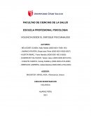 VIOLENCIA DESDE EL ENFOQUE PSICOANALISIS