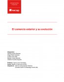 El comercio exterior y su evolución