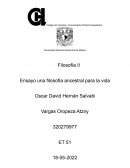 Ensayo una filosofía ancestral para la vida
