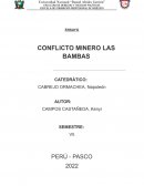CONFLICTO MINERO LAS BAMBAS