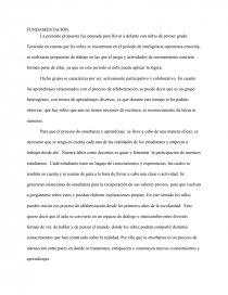 Planificacion de primer grado. Página 1