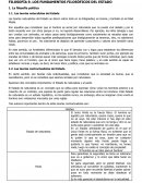 LOS FUNDAMENTOS FILOSÓFICOS DEL ESTADO