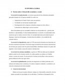 PRINCIPALES TEORIAS SOBRE EL DESARROLLO ECONOMICO Y SOCIAL