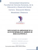 ENSAYO DE LA DISLEXIA