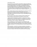 CRISIS POLITICA EN EL PERU