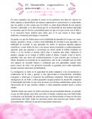 El Desarrollo cognoscitivo y psicosocial