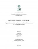 PROYECTO “CREANDO COMUNIDAD”