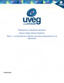 La importancia e impacto que tiene la planeación en la educación