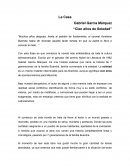 Ensayo Literario Cien años de soledad