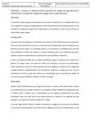 La importancia de la gestión de riesgos de seguridad de la información en la gestión integral de riesgos de las organizaciones