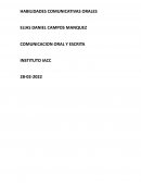 HABILIDADES COMUNICATIVAS ORALES