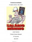 Proyecto de investigación “El salario mínimo, vital y móvil”