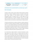 Actividad: Ejercicio del derecho al olvido por parte del interesado