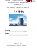 TAREA ACADÉMICA 02: ELEMENTOS DE UNA ORGANIZACIÓN