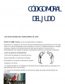 Los ocho valores del código moral de judo