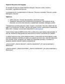 Aspecto discursivo del lenguaje