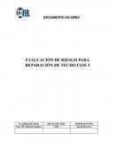 EVALUACIÓN DE RIESGO PARA REPARACIÓN DE TECHO FASE