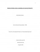 PROCESO INTEGRAL PARA EL DESARROLLO DE NUEVOS PRODUCTOS
