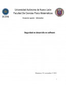 Seguridad en desarrollo de software