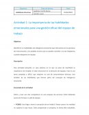 La importancia de las habilidades emocionales para una gestión eficaz del equipo de trabajo