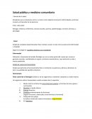 Medicina comunitaria y salud pública