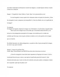 Analizando la información visual de la imagenes. Página 1