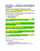 INDICADORES Y VARIABLES MACROECONÓMICOS ENFOCADOS A LOS PROBLEMAS MACROECONÓMICOS DEL MUNDO