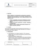 Procedimiento de taladro