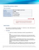 Formato Ética, persona y valores