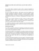 DIFERENCIAS ENTRE EDUCACIÓN PARA LA SALUD Y EDUCACIÓN EN SALUD