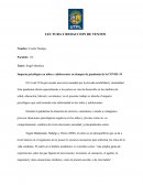 Impacto psicológico en niños y adolescentes en tiempos de la pandemia del COVID