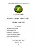 Teorías del conocimiento