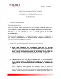 CONTROLADORES INDUSTRIALES. Página 1