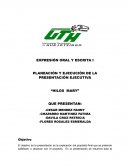 PLANEACIÓN Y EJECUCIÓN DE LA PRESENTACIÓN EJECUTIVA “HILOS MARY”
