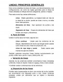LINEAS: PRINCIPIOS GENERALES