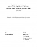 Eso-Falcón La toma de decisiones en condiciones de certeza