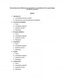 Recomendaciones didácticas para garantizar la consolidación de los aprendizajes en lectura y escritura