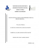 EL papel del contexto en la practica docente