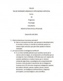 TALLER MONISMO ANOMALO E INTELIGENCIA ARTIFICIAL