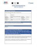 JÓVENES EMPRENDEDORES 2021 PERFIL DEL PROYECTO