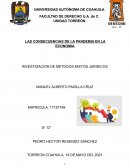 LAS CONSECUENCIAS DE LA PANDEMIA EN LA ECONOMIA