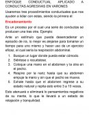 ENFOQUE CONDUCTUAL APLICADO A CONDUCTAS AGRESIVAS EN VARONES
