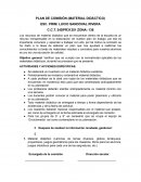 PLAN DE COMISIÓN (MATERIAL DIDÁCTICO)