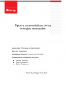 Indormación sobre electricidad