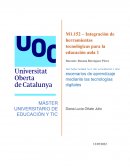 Nuevas tendencias en la creación de escenarios de aprendizaje mediante las tecnologías digitales