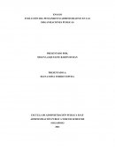 EVOLUCIÓN DEL PENSAMIENTO ADMINISTRATIVO EN LAS ORGANIZACIONES PUBLICAS