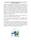 LOS RIESGOS PSICOSOCIALES SON PERJUDICIALES PARA LA SALUD DE CUALQUIER TRABAJADOR